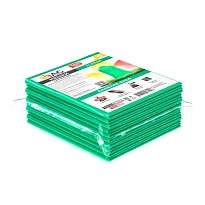 Мешки для мусора 160 л, зеленые, в пачке 10 шт., ПВД, 40 мкм, 900х1100 мм, i-Bag в Актобе