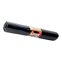 Мешки для мусора 240 л, черные, в рулоне 5 шт., ПВД 80 мкм, 1300х900 мм, МЕШКОFF, 4217 в Актобе