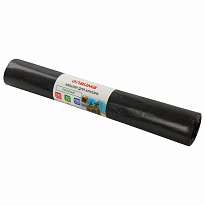 Мешки для мусора 240 л, черные, в рулоне 10 шт., ПВД 50 мкм, 1400х900 мм, LAIMA, 605337 в Актобе