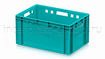 Ящик для мяса и колбасных изделий Е-3 бирюзовый в Актобе