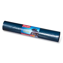 Мешки для мусора 240 л, черные, в рулоне 20 шт., ПВД 35 мкм, 1400х900 мм, PACLAN Big&Strong, 600823 в Актобе