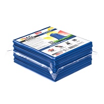 Мешки для мусора 160 л, синие, в пачке 10 шт., ПВД, 40 мкм, 900х1100 мм, i-Bag в Актобе