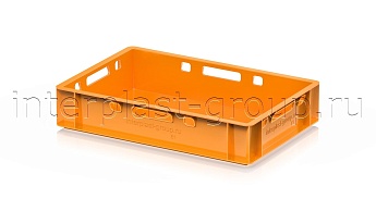 Ящик для мяса и колбасных изделий Е-1 оранжевый в Актобе