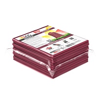 Мешки для мусора 160 л, бордовые, в пачке 10 шт., ПВД, 40 мкм, 900х1100 мм, i-Bag в Актобе