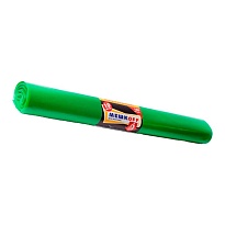 Мешки для мусора 180 л, зеленые, в рулоне 10 шт., ПВД, 50 мкм, 1100х900 мм, МЕШКОFF, 4458 в Актобе